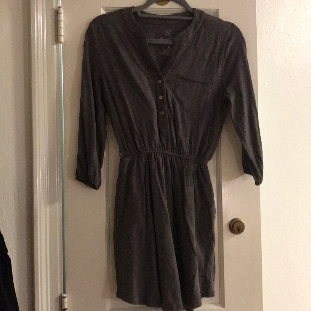 Lauren James gray dress